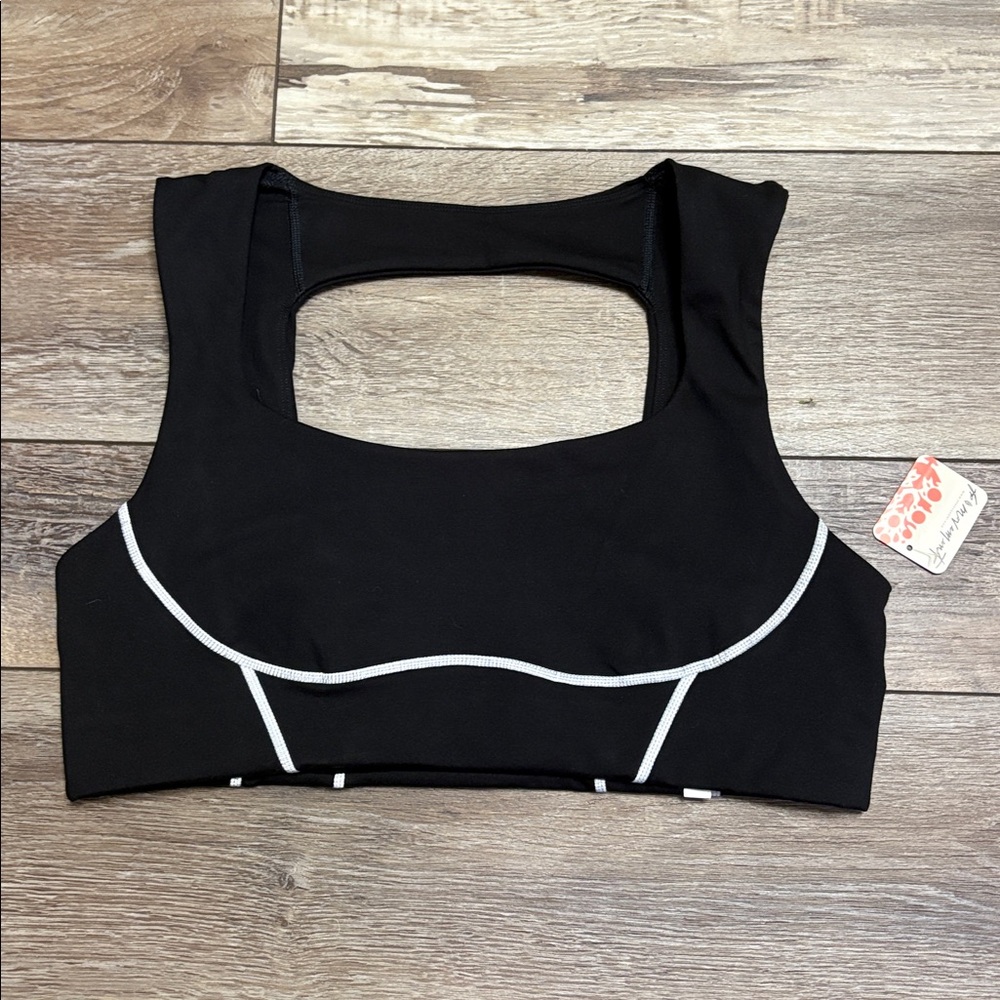 NWT FP Movement You’re A Peach Sports Bra Black XL - Picture 3 of 8